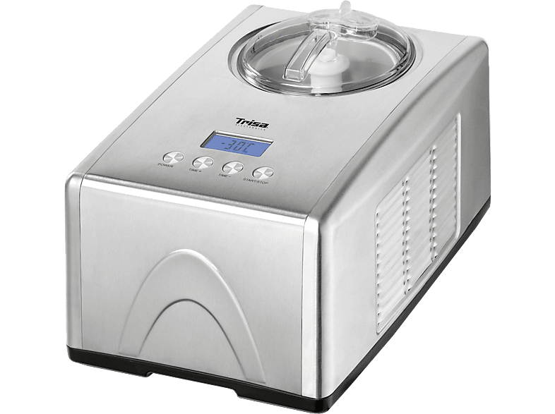 MediaMarkt, Trisa La Cremeria, Glacémaschine, Silber, Küchengeräte, Küchenkleingeräte, Eis- & Glacémaschinen, 7722.7545