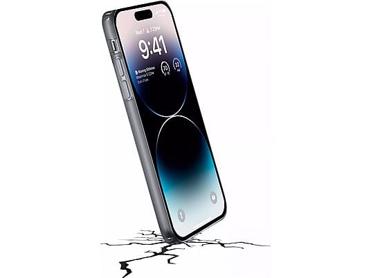 CELLULAR LINE Clear Strong - Guscio di protezione (Adatto per modello: Apple iPhone 14 Pro)
