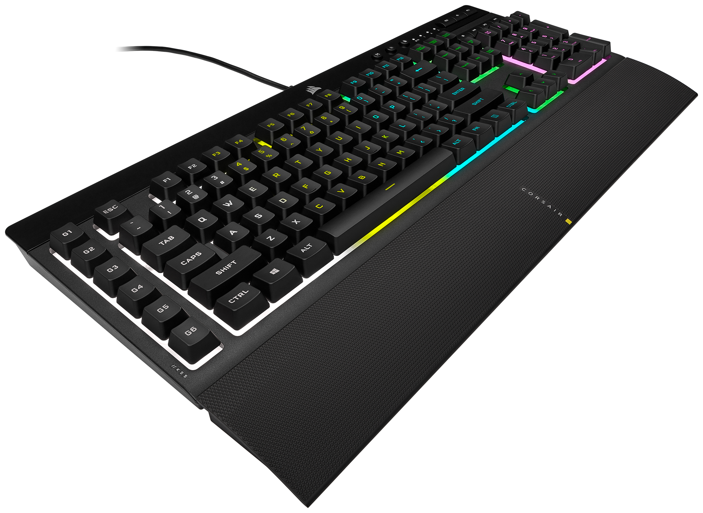 CORSAIR K55 RGB Pro Toetsenbord (US Qwerty) + Harpoon RGB PRO Muis Bundel