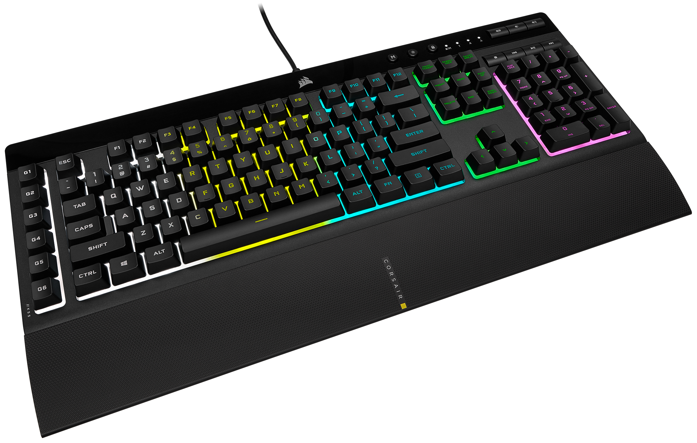CORSAIR K55 RGB Pro Toetsenbord (US Qwerty) + Harpoon RGB PRO Muis Bundel
