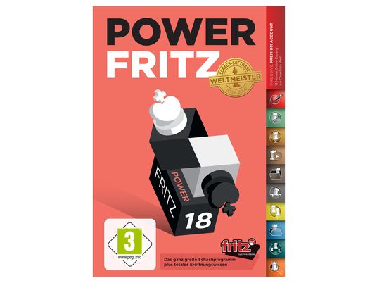 Power Fritz 18 - Das ganz grosse Schachprogramm mit kompletter Eröffnungstheorie - PC - Tedesco
