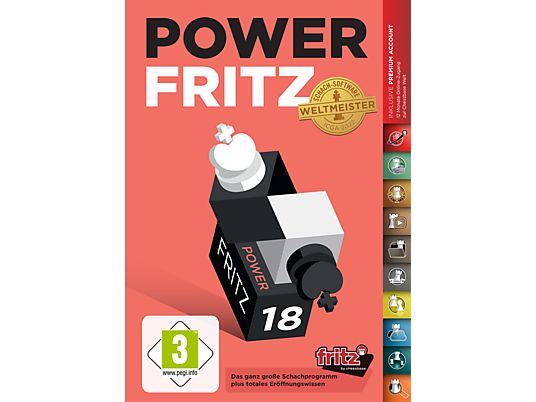 Power Fritz 18 - Das ganz grosse Schachprogramm mit kompletter Eröffnungstheorie - PC - Allemand
