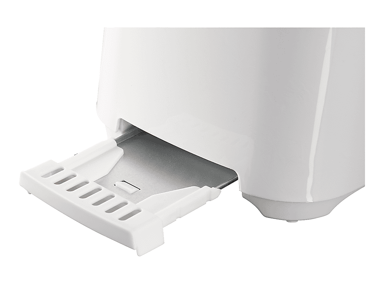 ok. OTO 2722 W Toaster Toaster (Weiß, 700 Watt, Schlitze: 2) — Foto 3 von 5