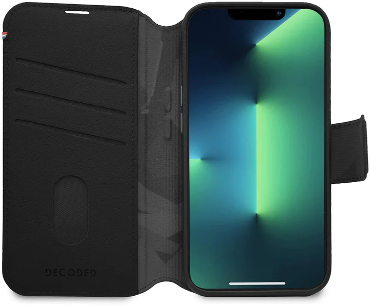 DECODED Flipcover iPhone 14 Pro Noir (D23IPO14PMDW5BK)