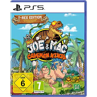 NEW Joe & Mac: Caveman Ninja - T-Rex Edition - PlayStation 5 - Allemand