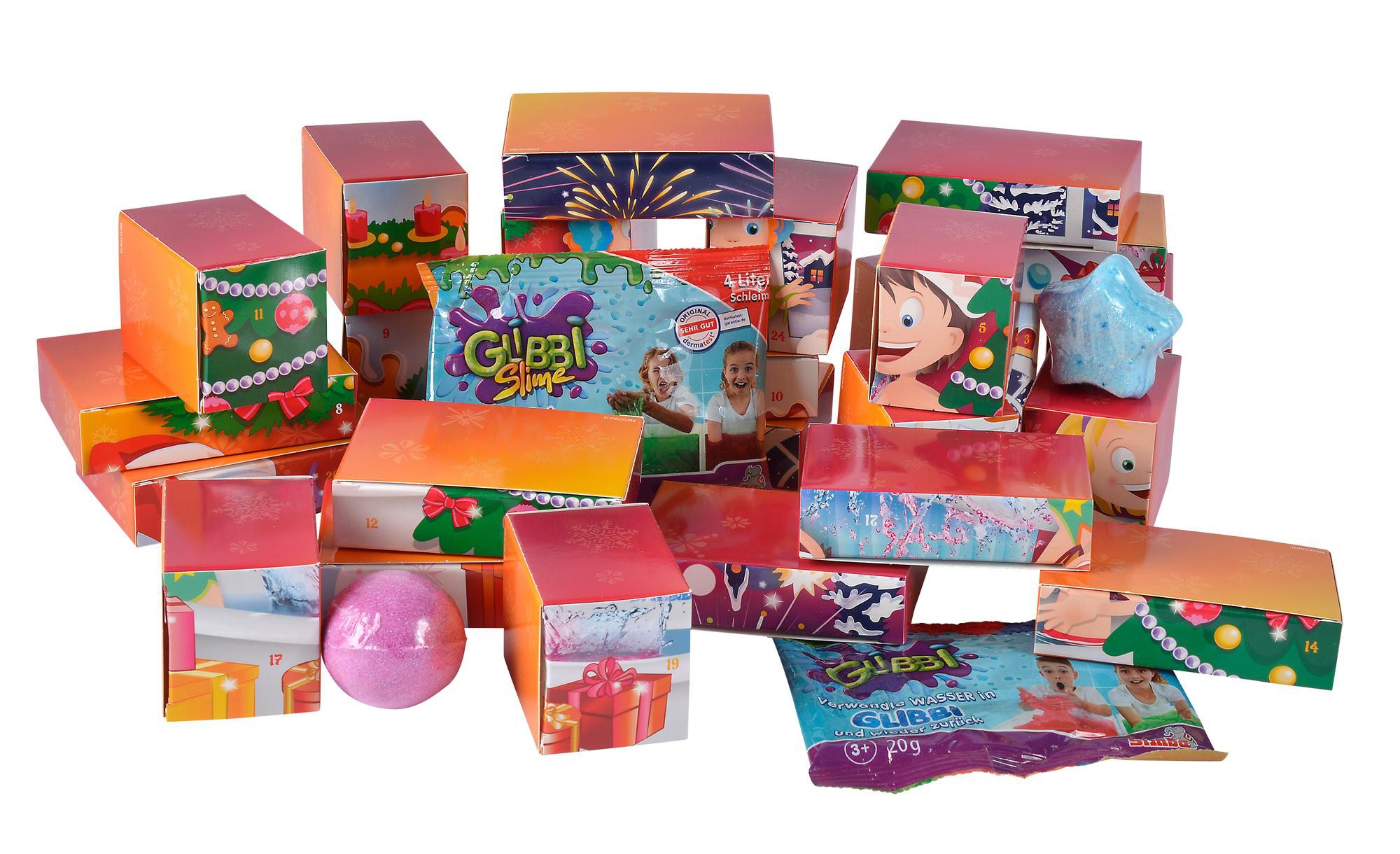 SIMBA TOYS Glibbi Adventskalender, Badezusatz