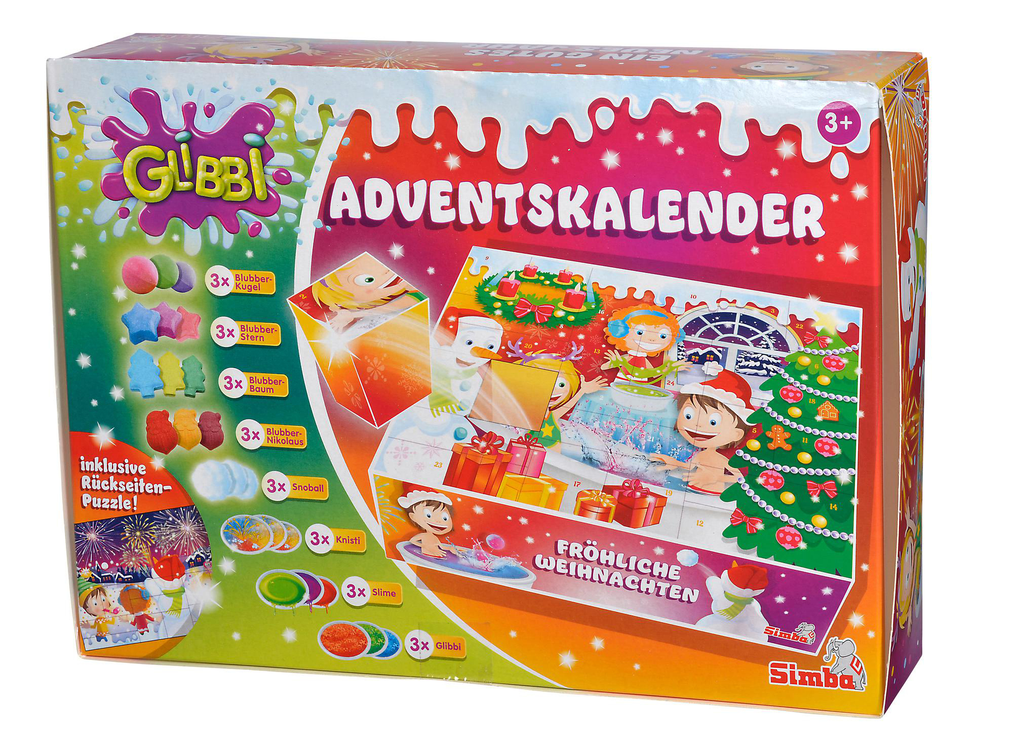 SIMBA TOYS Glibbi Adventskalender, Badezusatz