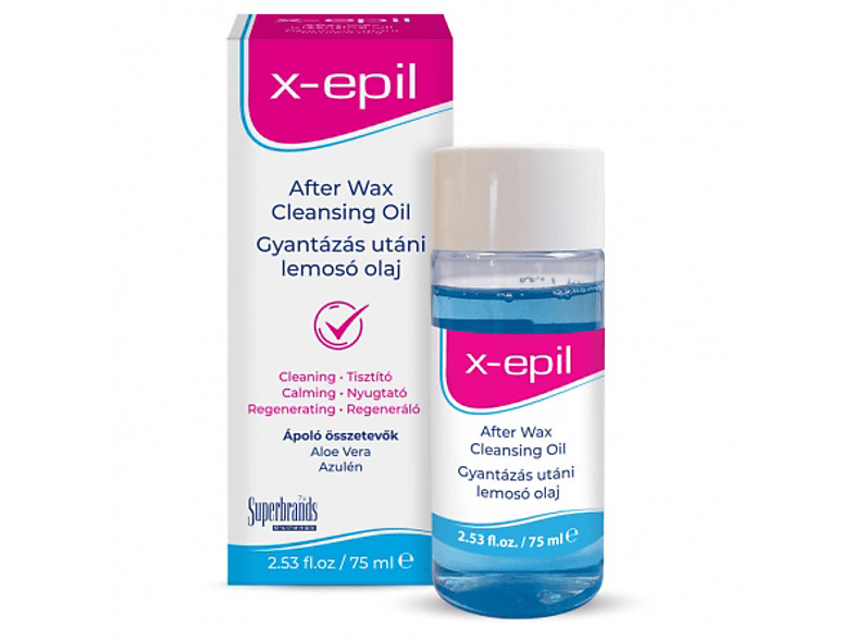 X-EPIL XE9083 Gyantázás utáni lemosó olaj, 75ml