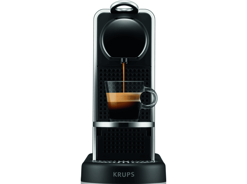 Krups Nespresso Citiz XN741B, Macchina da caffè, Sistema Capsule Nespresso,  Serbatoio acqua 1L, Silver : : Casa e cucina