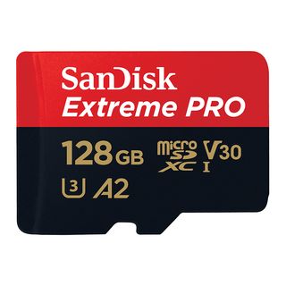 Tarjeta Micro SDXC - SanDisk Extreme PRO, 128 GB, Hasta 200 MB/s, UHS-I, U3, V30, A2, 4K UHD y Full HD, Negro