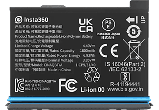 INSTA360 X3 - Batteria ricaricabile (Nero)