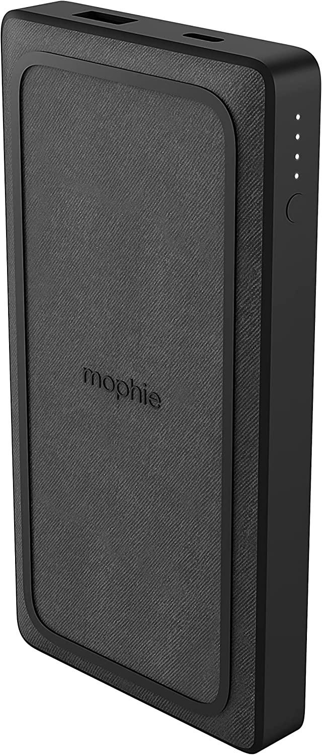 MOPHIE Powerstation Wireless XL PD Power Bank, 10.000mAh, USB-C, QI-fähiges Fast Wireless Charging, Schwarz