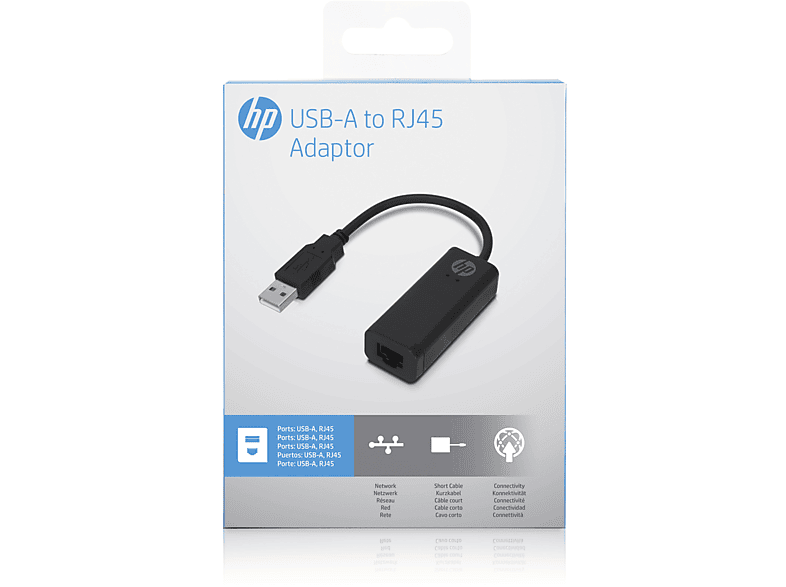 HP USB A to RJ45 Network Adaptör Siyah_1