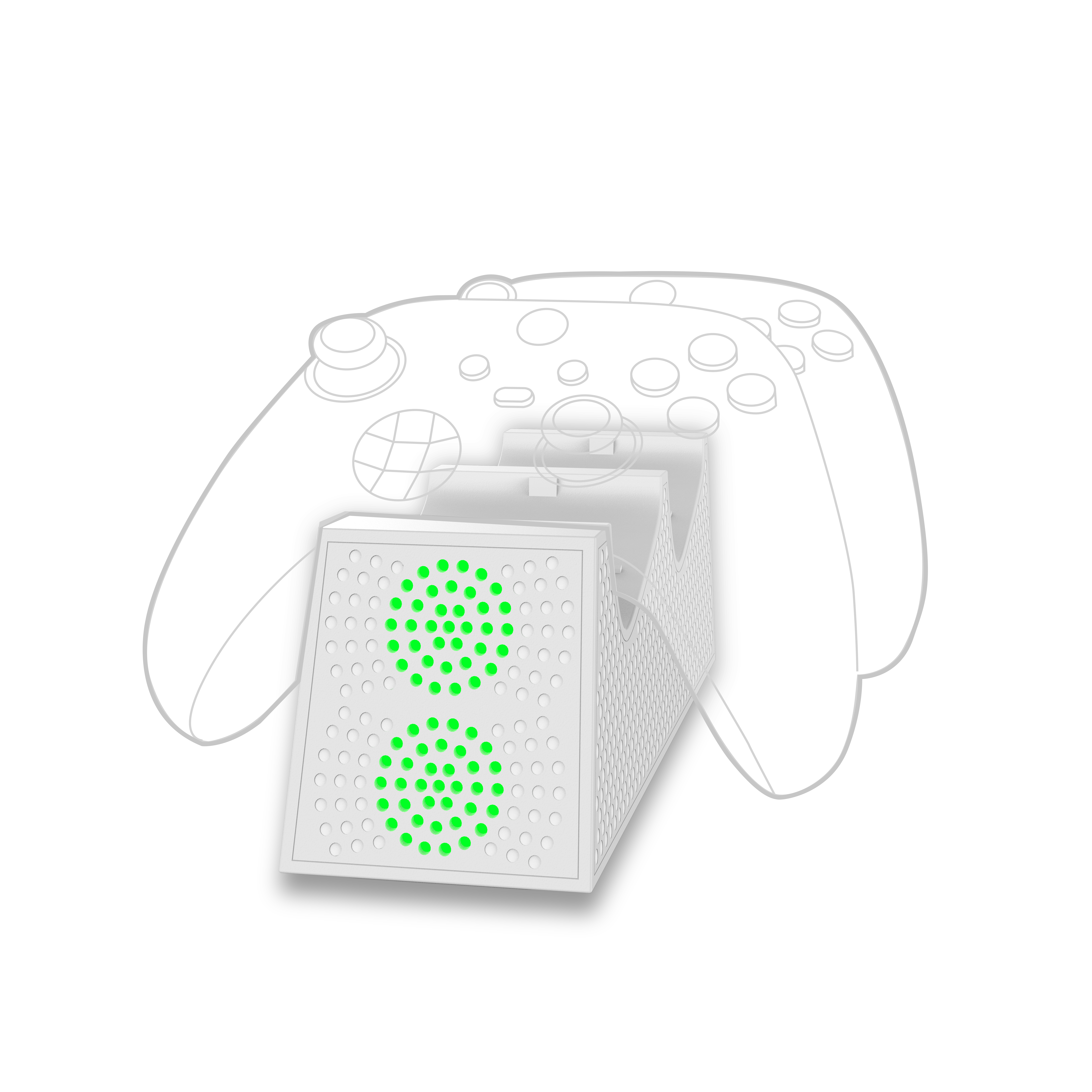 Qware Xbox Series X Charger (wit)