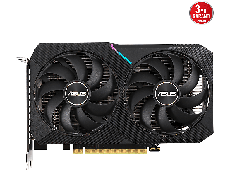 ASUS Dual RTX3050-O8G NVIDIA 8GB GDDR6 128BIT OC/RGB Ekran Kartı_2