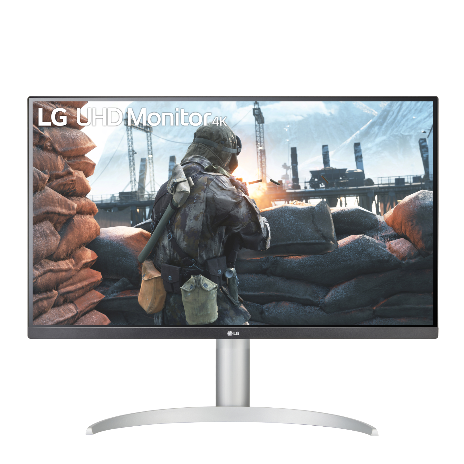 LG 27UP650-W - 27 inch - 3840 x 2160 (Ultra HD 4K) - IPS-paneel - in hoogte verstelbaar
