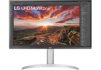 LG 27UP850N-W - 27 inch - 3840 x 2160 (Ultra HD 4K) - IPS-paneel - in hoogte verstelbaar