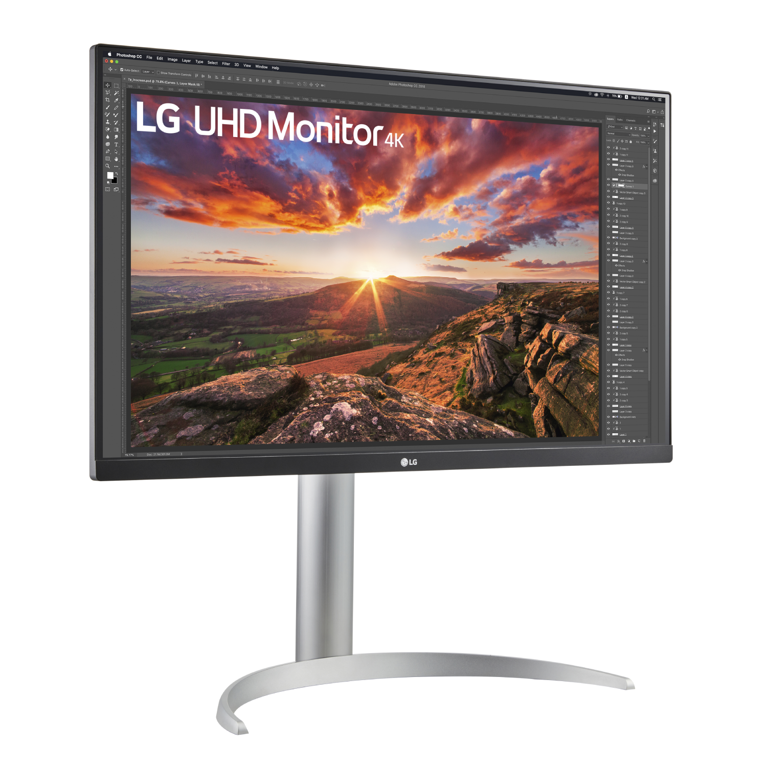 LG 27UP850N-W - 27 inch - 3840 x 2160 (Ultra HD 4K) - IPS-paneel - in hoogte verstelbaar