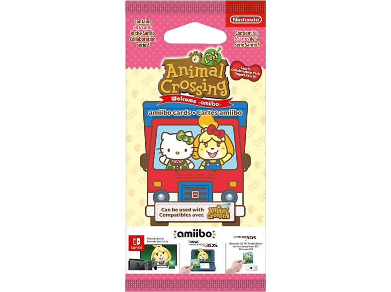Pack 6 tarjetas Amiibo - Animal Crossing