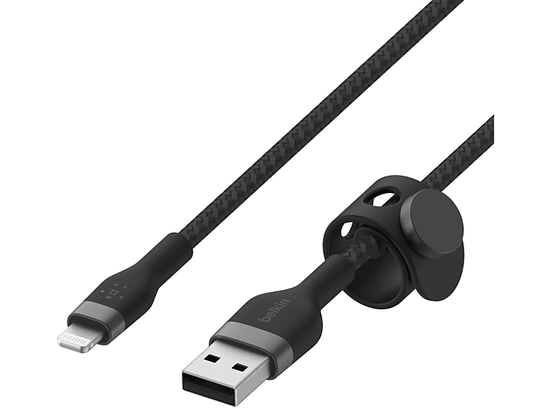 BELKIN Flex USB-A Lightning Kablo Siyah_1