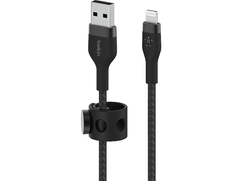 BELKIN Flex USB-A Lightning Kablo Siyah_4