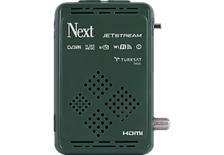 NEXT Jetstream Dahili Wi-Fi'lı Tak Kullan I.P.T.V. HEVC H.265 Uydu Alıcısı Yeşil