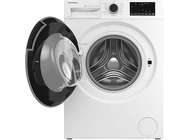 GRUNDIG GPWM 81622 C Enerji Sınıfı 8Kg 1000 Devir Çamaşır Makinesi Beyaz_2