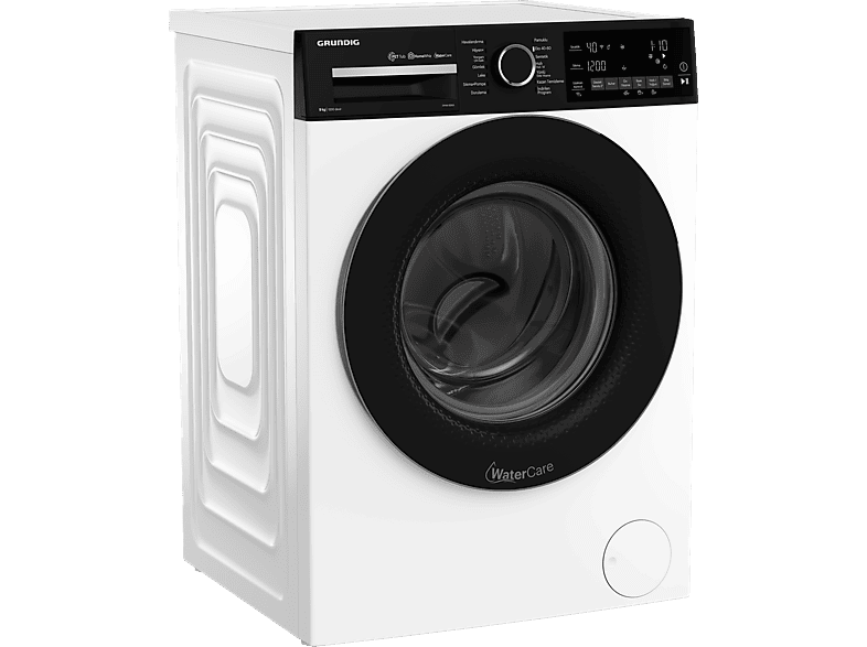 GRUNDIG GPWM 92855 A Enerji Sınıfı 9Kg 1200 Devir Çamaşır Makinesi Beyaz