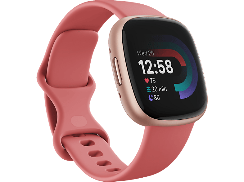 Montre connectée Fitbit Versa 4 Rose/Cuivré
