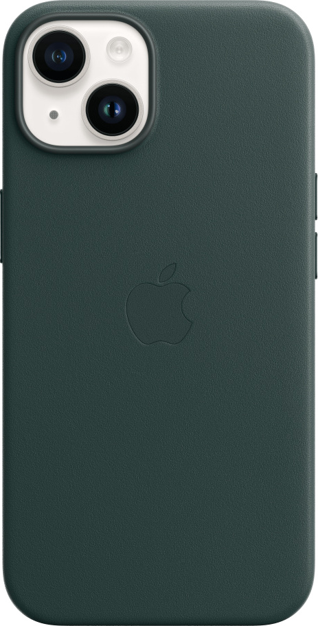 APPLE Cover Leather Magsafe iPhone 14 Forest Green (MPP53ZM/A)