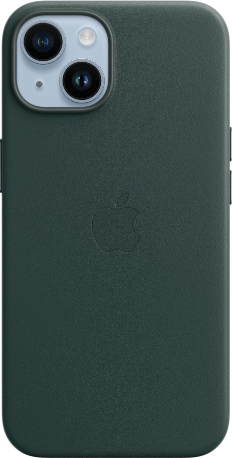 APPLE Cover Leather Magsafe iPhone 14 Forest Green (MPP53ZM/A)