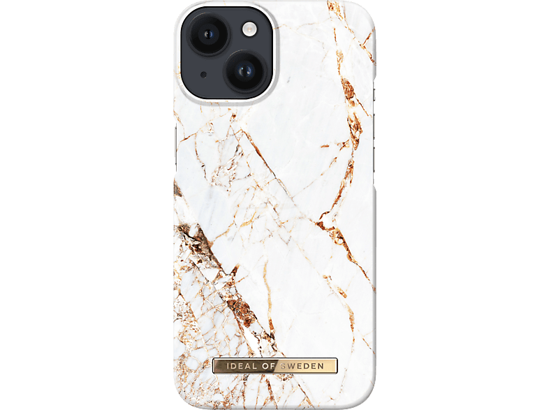 OF iPhone Backcover, Fashion IDEAL Case, SWEDEN Carrara 14/13, Apple, Gold