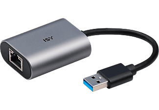 ISY IAD-1010-A USB-A 3.0 till RJ45 Gigabit LAN Adapter - Silver