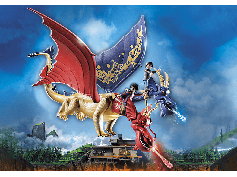 Thumbnail - PLAYMOBIL Dragons: The Nine Realms - Wu & Wei mit Jun Spielset, Mehrfarbig