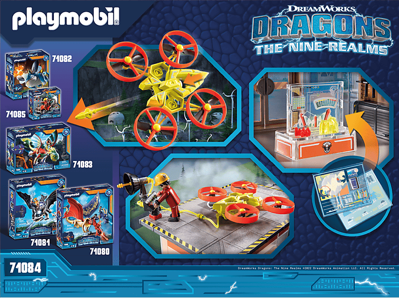 Thumbnail - PLAYMOBIL 71084 Dragons: The Nine Realms - Icaris Lab Spielset, Mehrfarbig