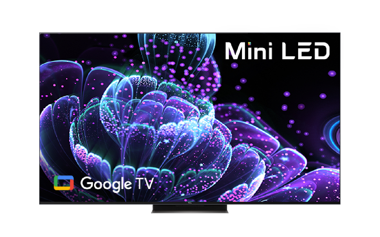 TCL 55C835GTV 55" 139 Ekran Uydu Alıcılı Smart 4K UHD MiniLED Google TV Siyah
