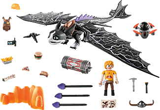 PLAYMOBIL 71081 Dragons: The Nine Realms - Thunder & Tom Spielset, Mehrfarbig