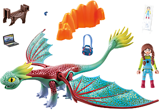PLAYMOBIL 71083 Dragons: The Nine Realms - Feathers & Alex Spielset, Mehrfarbig