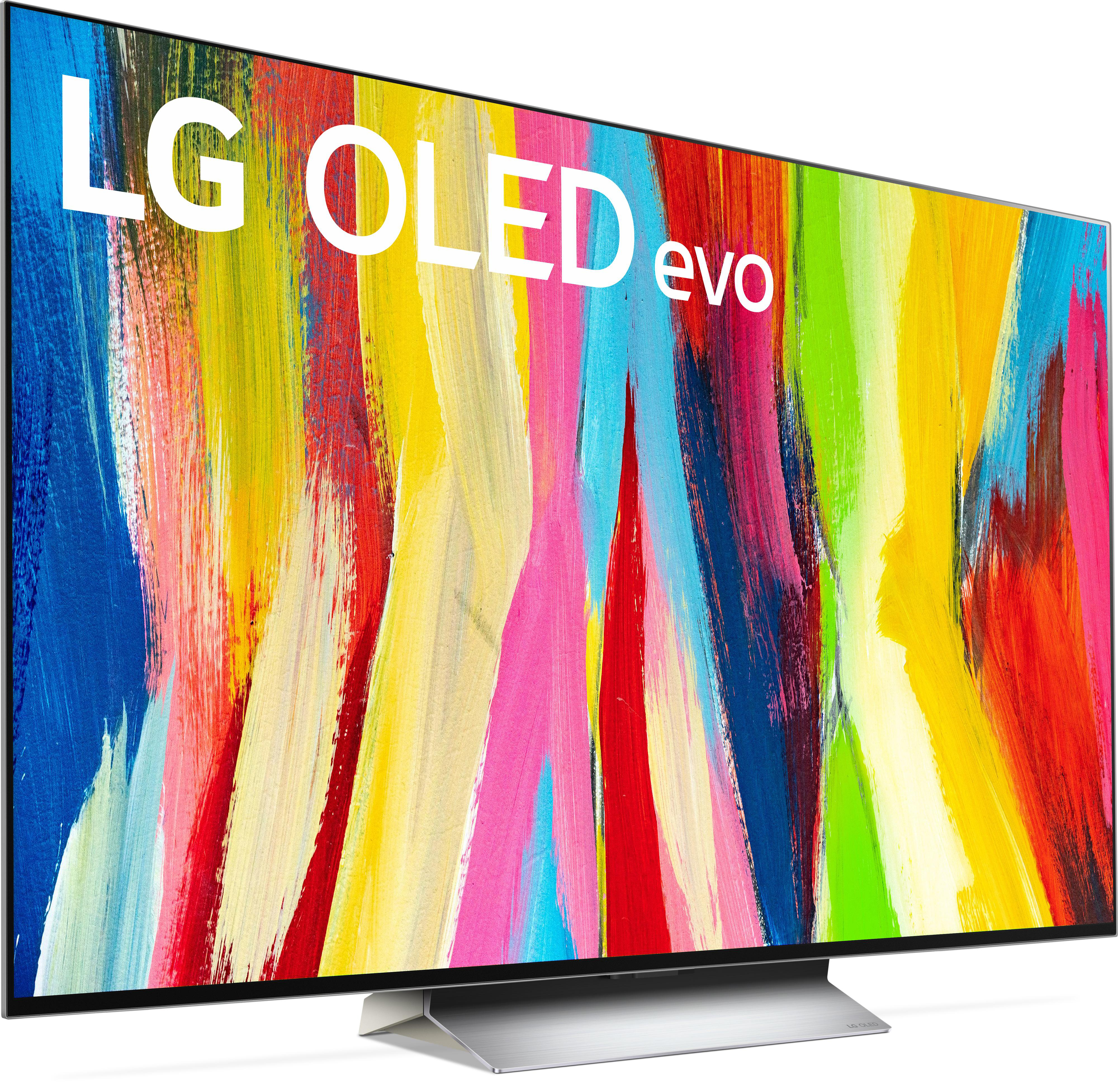 LG OLED55C22LB OLED evo TV (Flat, 55 Zoll / 139 cm, OLED 4K, SMART TV, webOS 22 mit LG ThinQ)