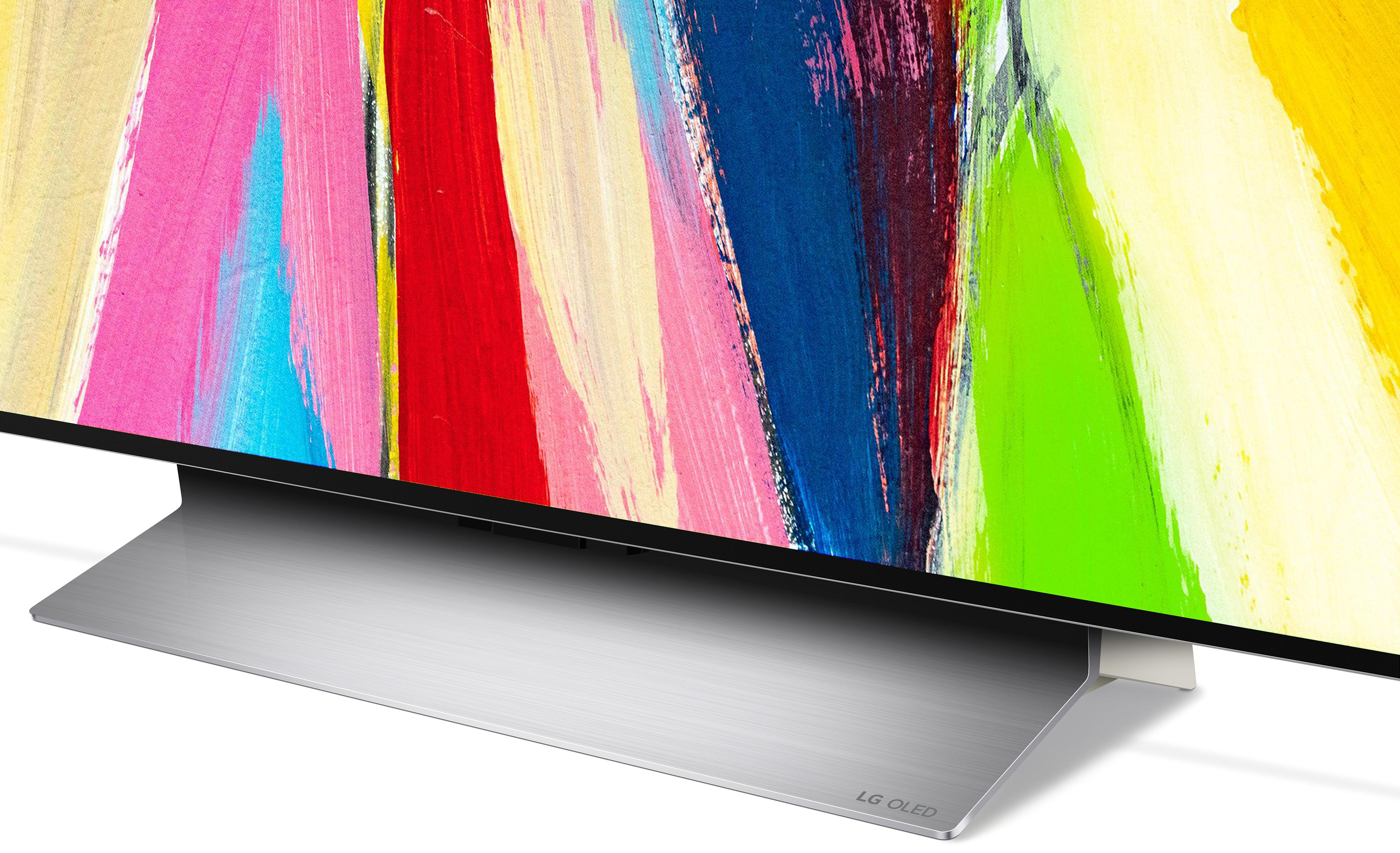 LG OLED55C22LB OLED evo TV (Flat, 55 Zoll / 139 cm, OLED 4K, SMART TV, webOS 22 mit LG ThinQ)