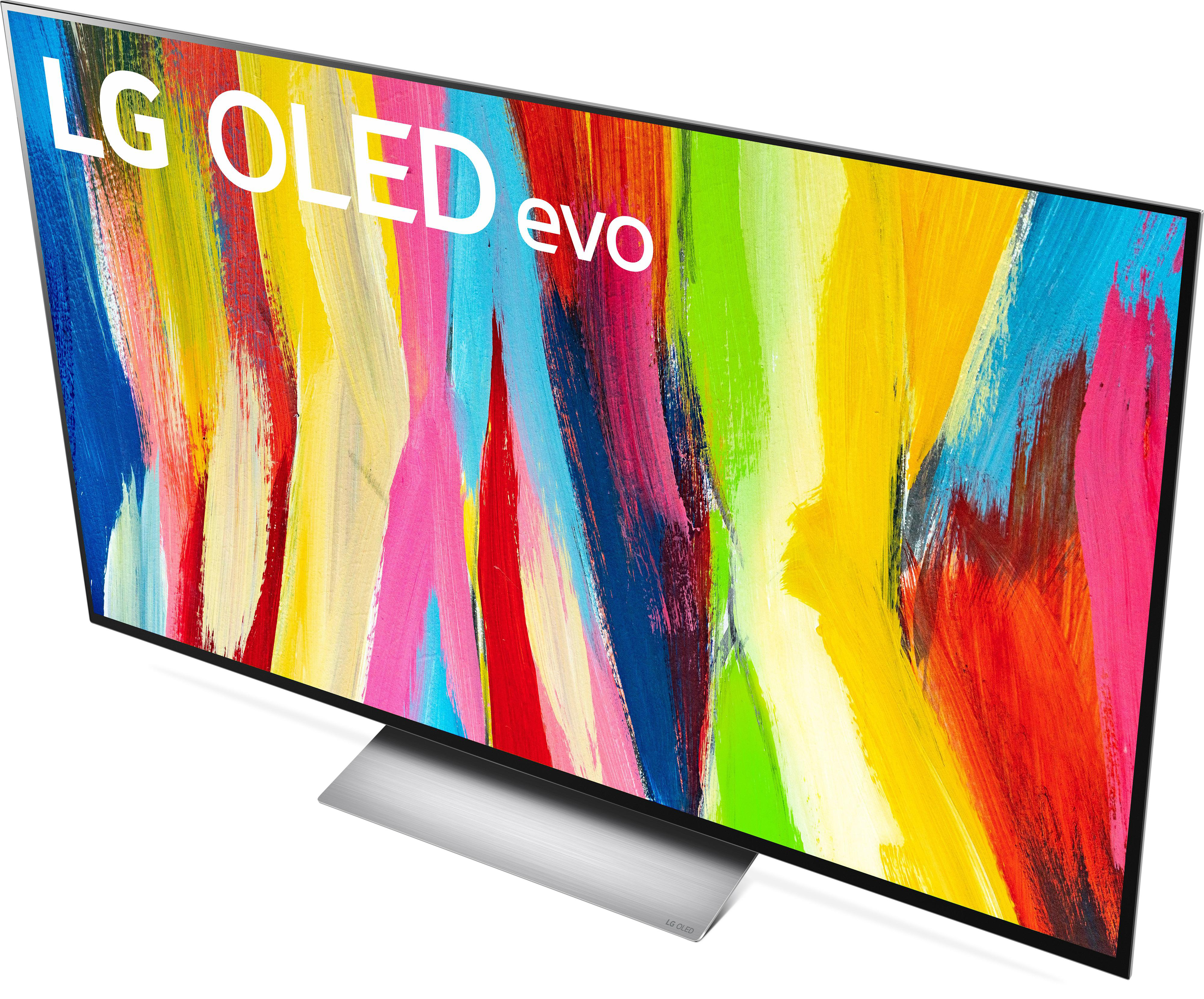 LG OLED55C22LB OLED evo TV (Flat, 55 Zoll / 139 cm, OLED 4K, SMART TV, webOS 22 mit LG ThinQ)