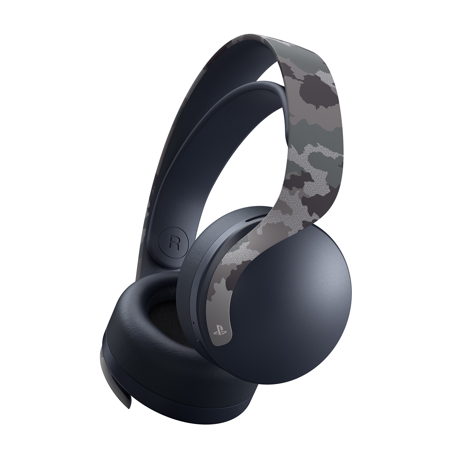 Sony PS5 Cuffie 3D Grey Camo Cuffie Wireless,