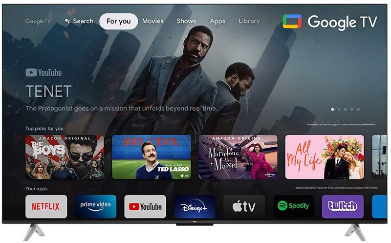 TCL 55P637 55" FULL LED Smart 4K - Ultra HD 4K - Led-tv - 55 inch