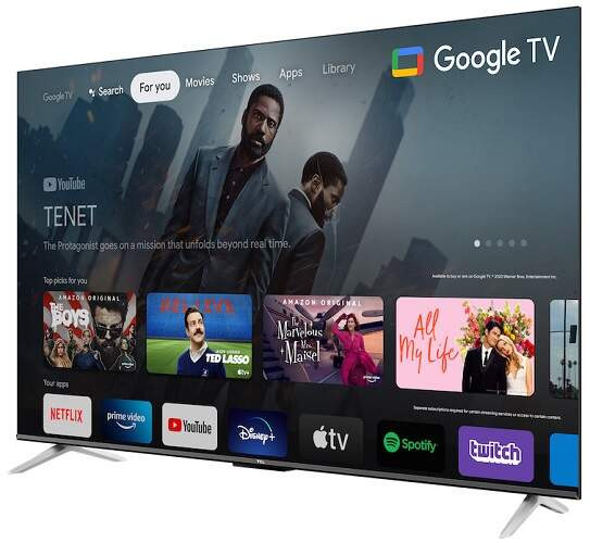 TCL 55P637 55" FULL LED Smart 4K - Ultra HD 4K - Led-tv - 55 inch
