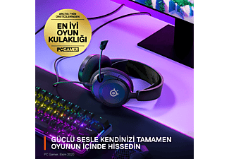 STEELSERIES Arctis Nova 1 Multi-System Oyuncu Kulak Üstü Kulaklık Siyah_2