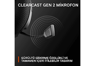 STEELSERIES Arctis Nova 1 Multi-System Oyuncu Kulak Üstü Kulaklık Siyah_7