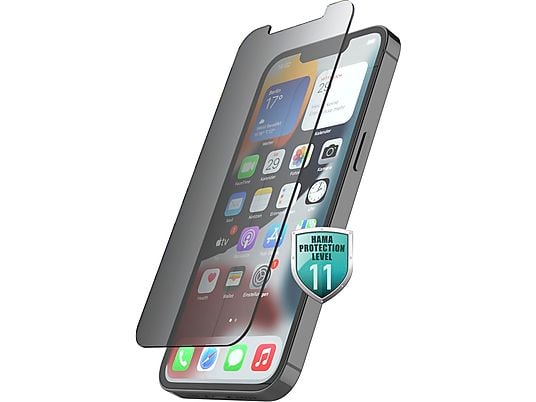 HAMA Privacy - Schutzglas (Passend für Modell: Apple iPhone 14)