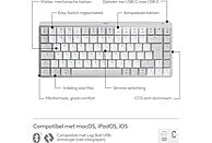 LOGITECH MX Mechanical Mini voor Mac - Pale Grey