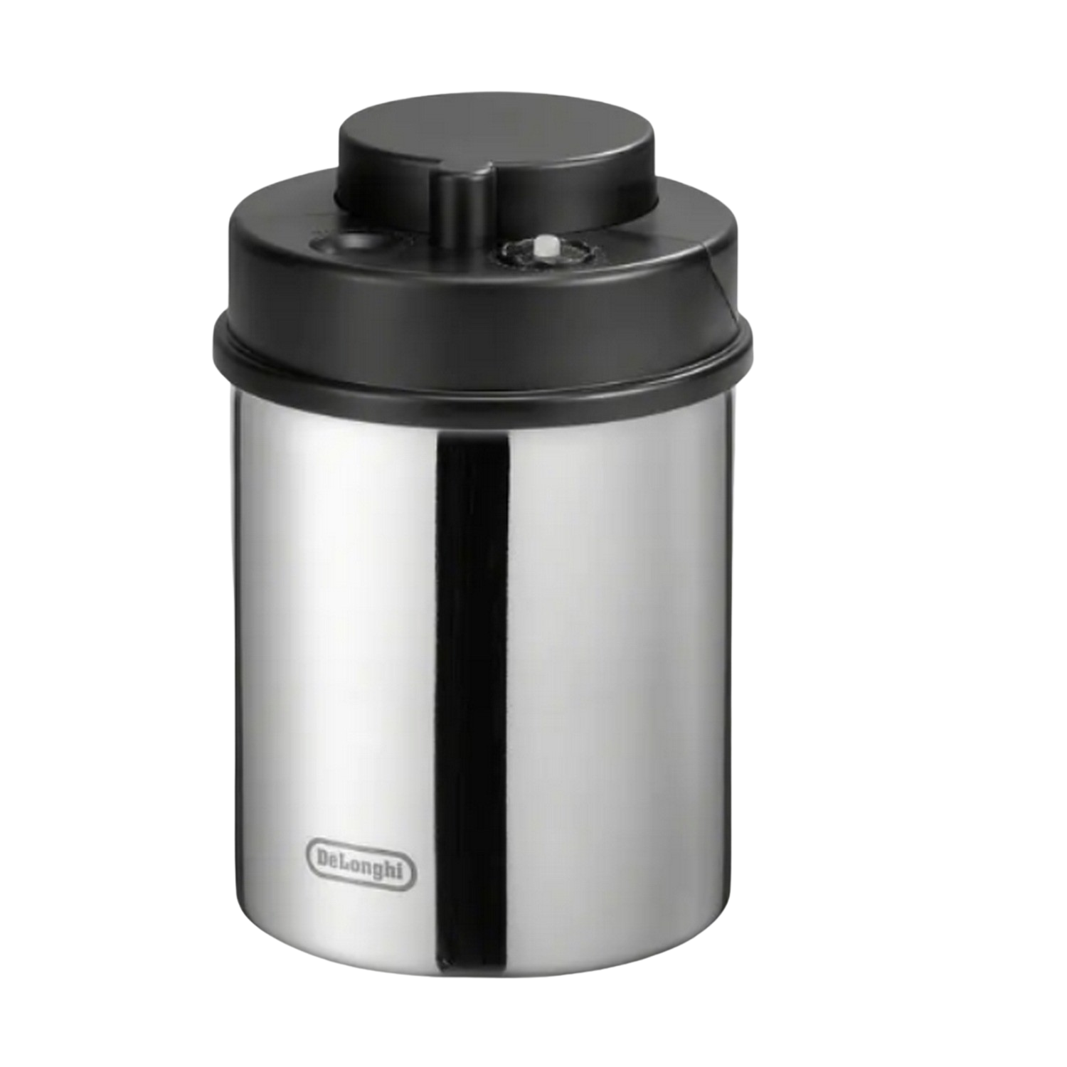 Bote hermético - De'Longhi DLSC063, 1.3 l, Contenedor de granos de café al vacío, Plata/Negro