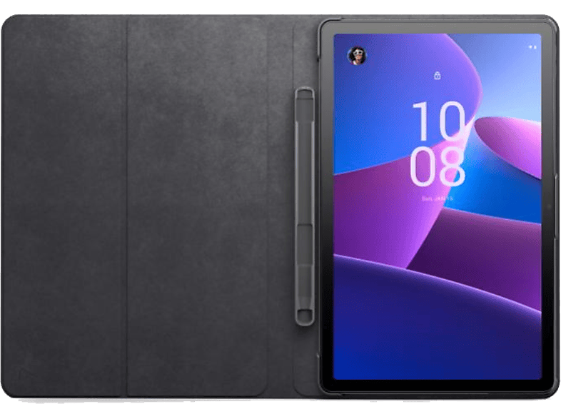 Funda tablet - Lenovo Folio Case para Tab M10 Plus 3rd Gen, 10.6", Negro